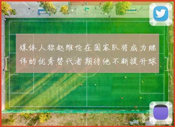媒体人称赵维伦在国家队将成为继伟的优秀替代者期待他不断提升球技
